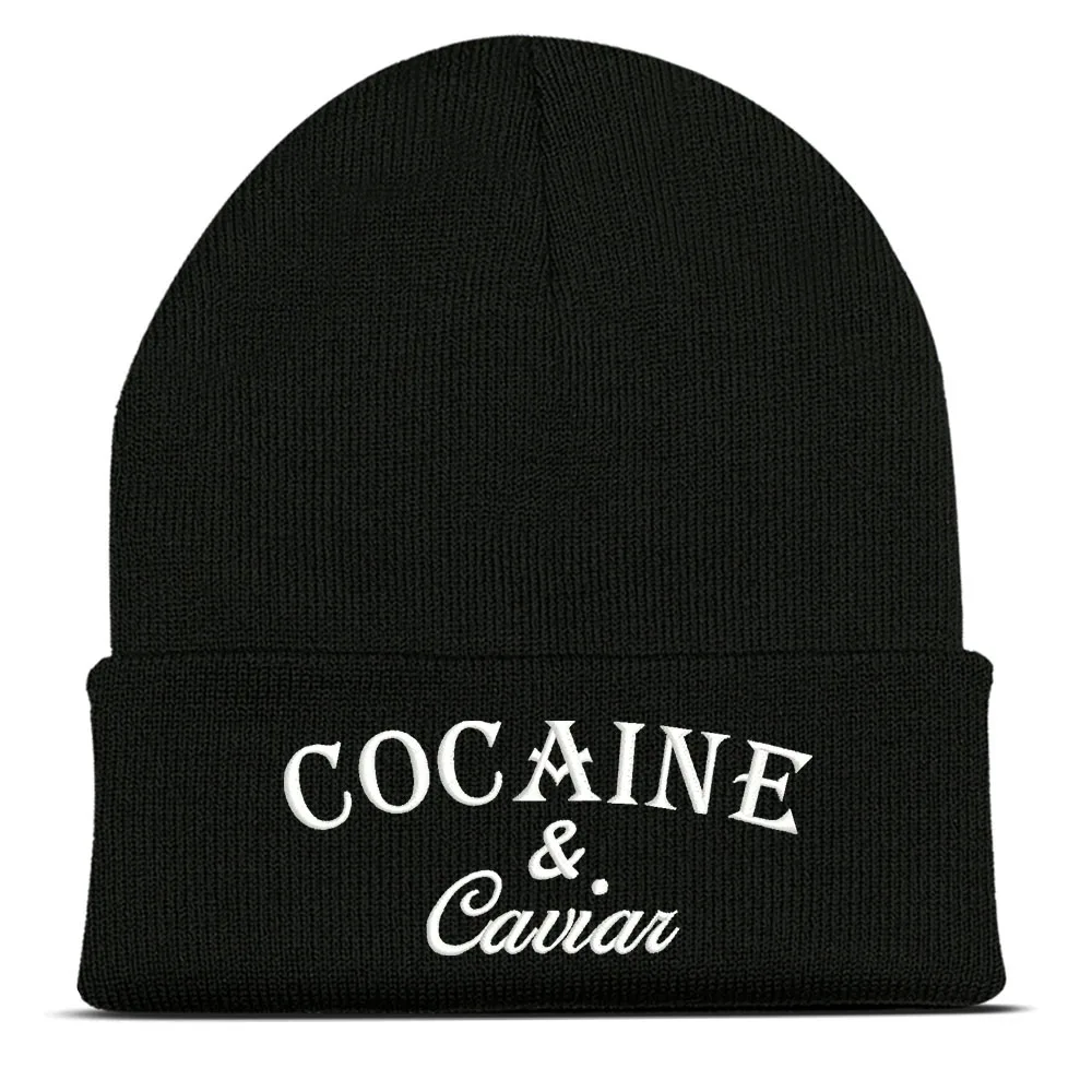 

24Colors Winter Beanie Hat Embroidery Street Dancer Hip Hop Dance Caviar Women Men Boy Knit Cap