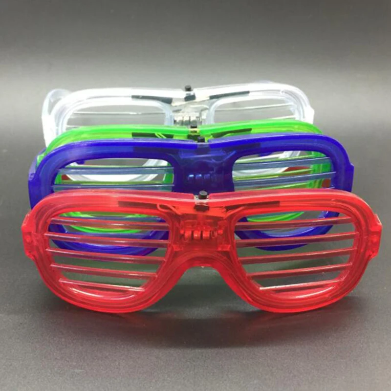 LED Glasses Luminousglasses Neon Activing Props Glowing Atmosphere Fun Flashing Light Luminous Bright Gifts Bril Xmas Party