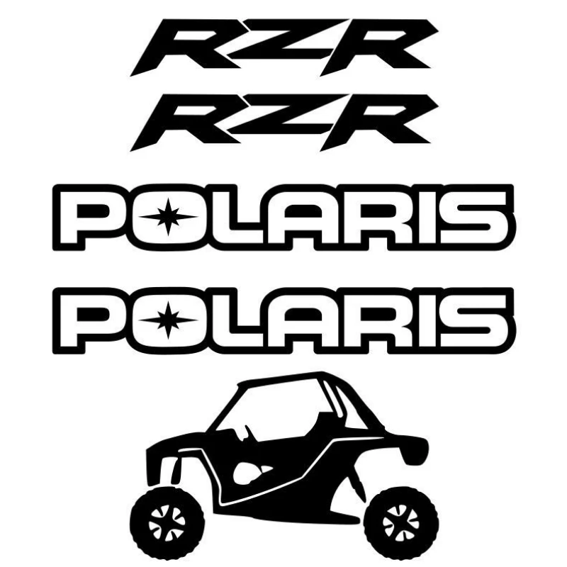 Fashion for Polaris RZR DecalsStickerCreativity Waterproof and Sunscreen PVC