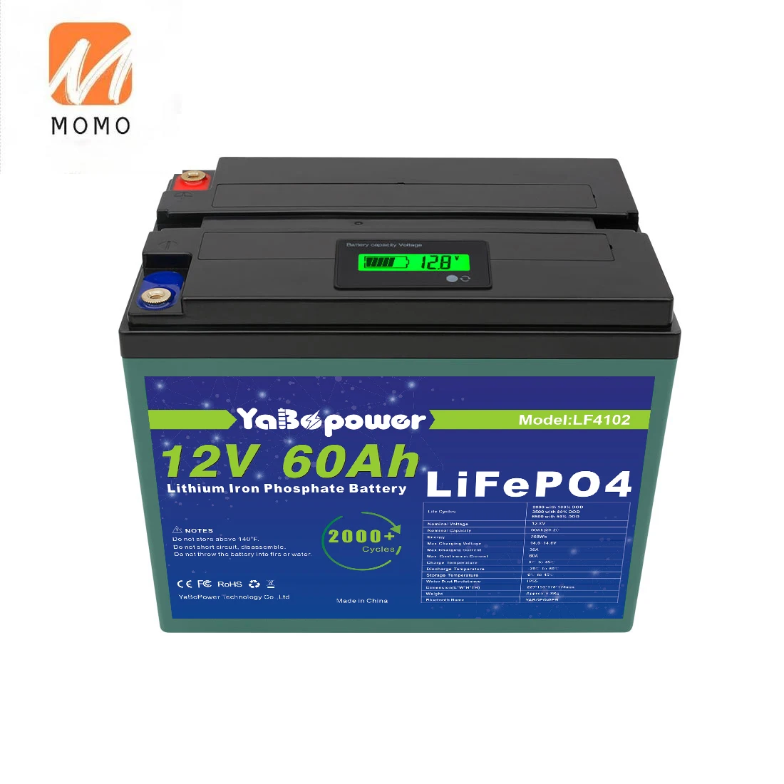 

Factory Price Deep Cycle Battery LifePO4 Battery 12v 60ah 72v 40ah Solar System 80ah Lifepo4