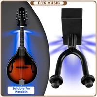 mandolin wall hanger for home or studio wall hook holder stand soft padding sleeve rubber adjustable stopper safe and protect