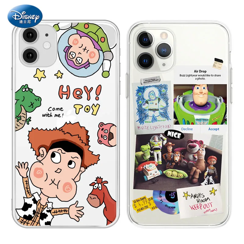 Iphone 11 чехол для телефона Дисней История игрушек Вуди Базз Lotso класса люкс милые