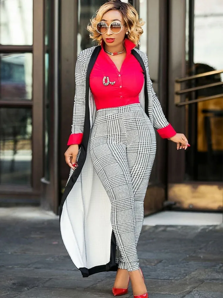 2019 Новые африканские свободные размеры Модные Полосатые широкие брюки с длинным