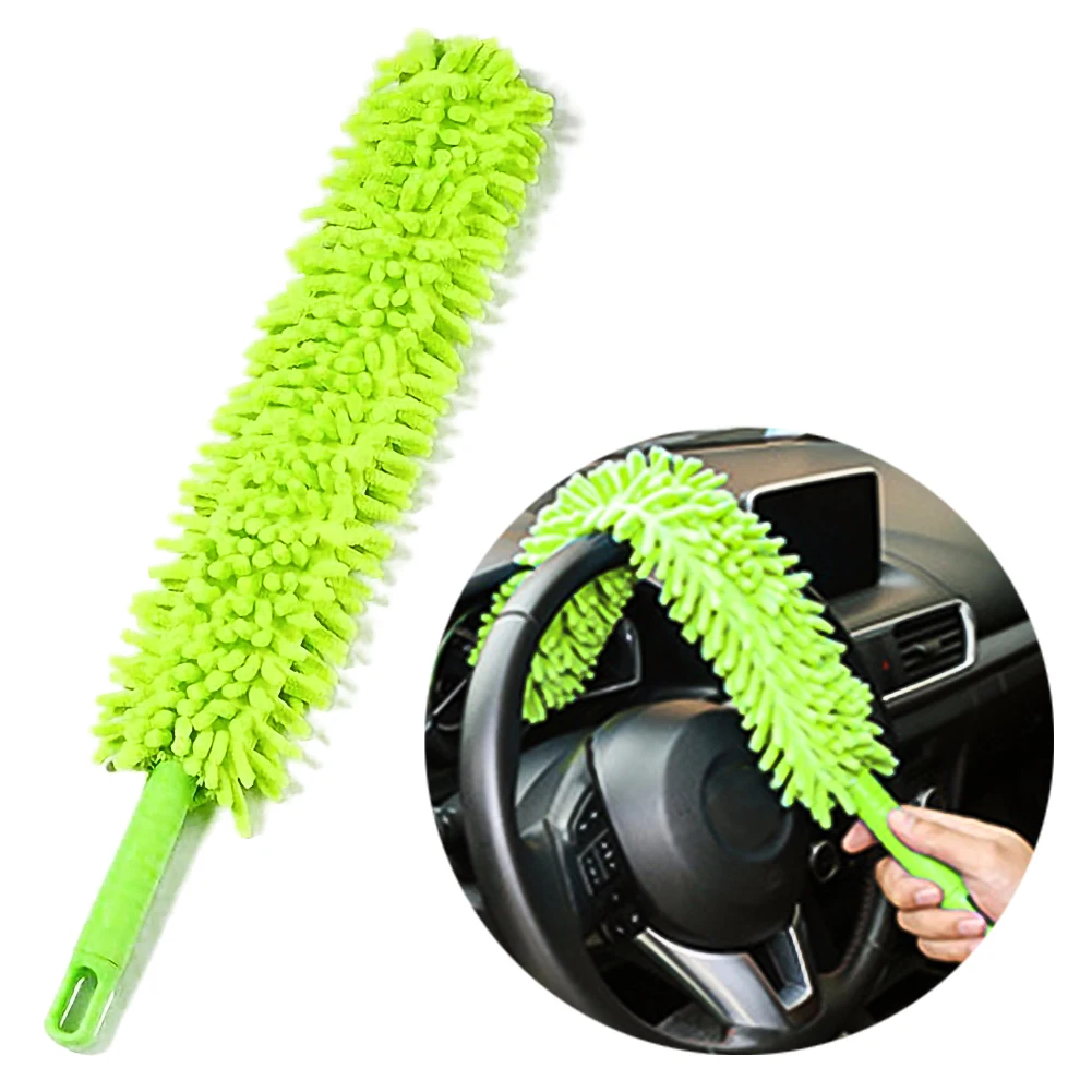 

57x6.5cm Bendable Duster Bendable Chenille Microfiber Duster Household Dusting Brush Cars Cleaning Accessories Duster Droship