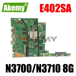 new e402sa motherboard w 8gb ram n3700n3710 cpu for asus e502s e502sa 15 inch mainboard laptop motherboard free global shipping