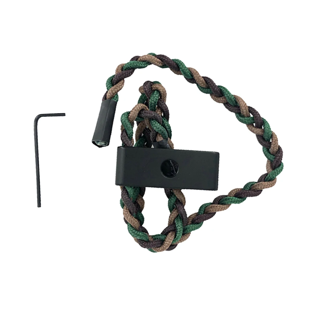 

1 Piece Wrist Sling for Fishing -Hunting -Archery Bow Hand Braided Strap Rope Secure Cord
