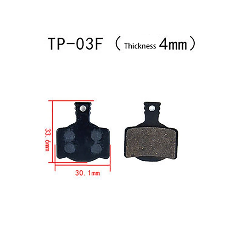 TP-03F 1 пара(2 шт.) MTB велосипедный велосипед велосипедные дисковые Тормозные колодки полуметаллические тормозные колодки для SHIMANO SRAM AVID HAYES TEKTRO Magura Formula - Цвет: TP-03F