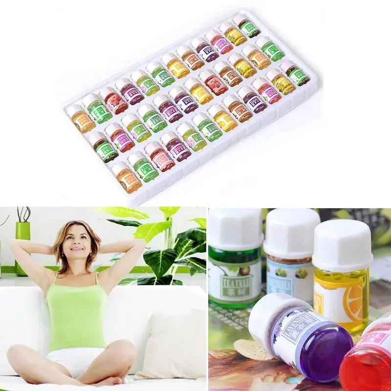 

Skin Care 36PCS Water-soluble 100% Pure Lavender Essential Oils Fragrance Bath For Aromatherapy Massage Package Spa Set C0G1