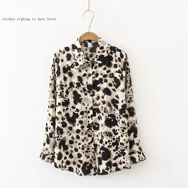 Офисная блузка с отложным воротником рубашка повседневные топы женские блузки