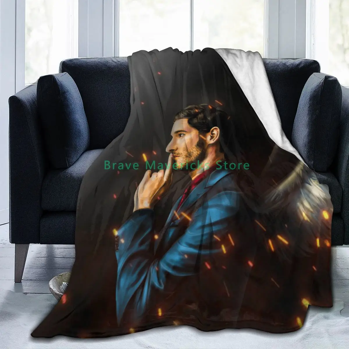 

Новое фланелевое одеяло с индивидуальным принтом 3dlucifer, постельное белье, мягкое одеяло, покрывало для кровати, домашний текстиль, украшени...
