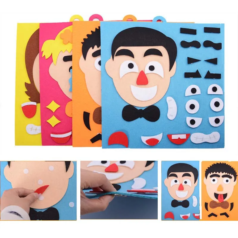 Personality Changeable Face Expression Changing Puzzle Toys Children Educational Toy Super Emotion Change | Игрушки и хобби