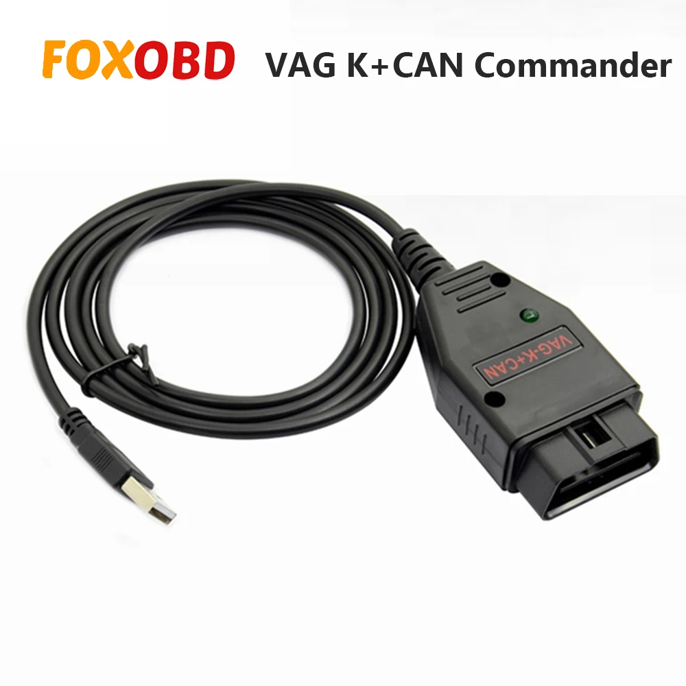 Диагностический сканер vag K + CAN Commander 1 4 obd2 кабель OBDII VAG COM|Кабели и коннекторы для