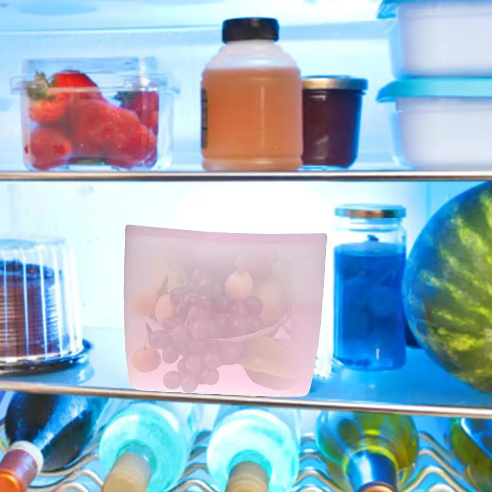 Многоразовые силиконовые пакеты для хранения продуктов герметичный контейнер