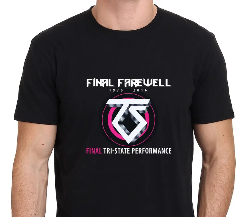 

Twisted Sister Final Farewell Men's Black T-Shirt Size: S-M-L-XL-3XL 2018 Men T Shirt Fashion High Quality Personality