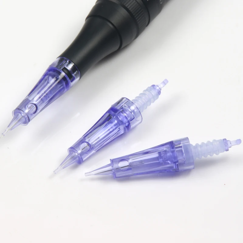 50 шт. Перманентный макияж штыковая игла картридж 1RL 3RL для микроблейдинга бровей