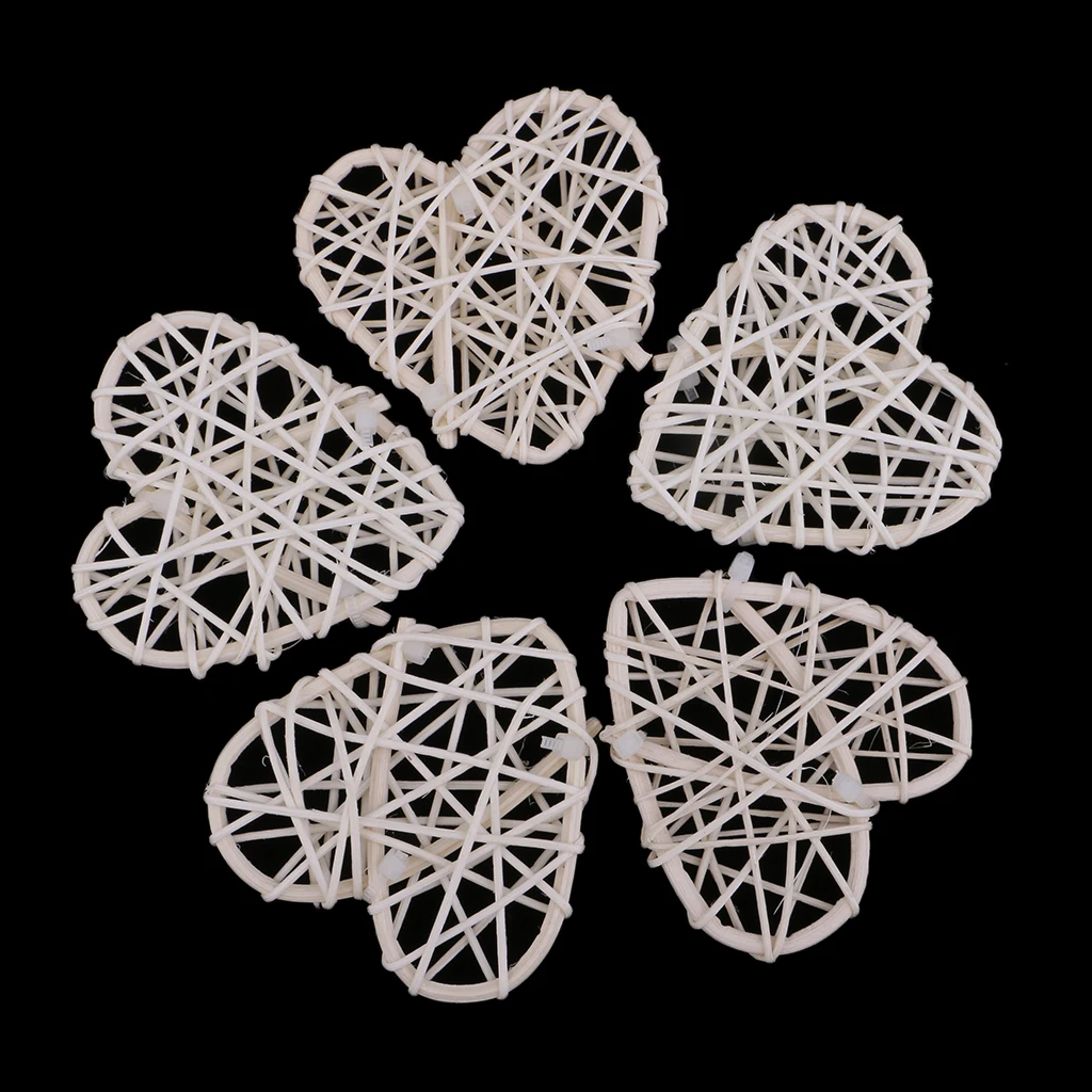 

5 Pack 7cm Natural Rattan Wicker Ball DIY Crafts Photo Props Wedding Party Decoration