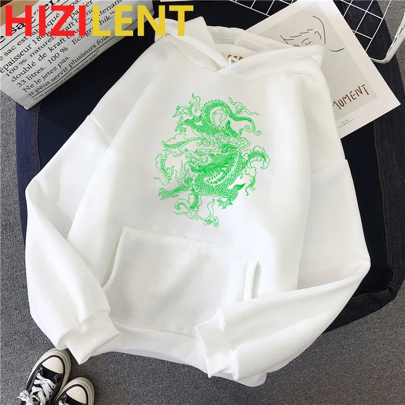 

Dragon Print Chinese style Harajuku Retro Swag hoodie Top Oversized streetwear Unisex kpop y2k Casual hoodies couple clothes