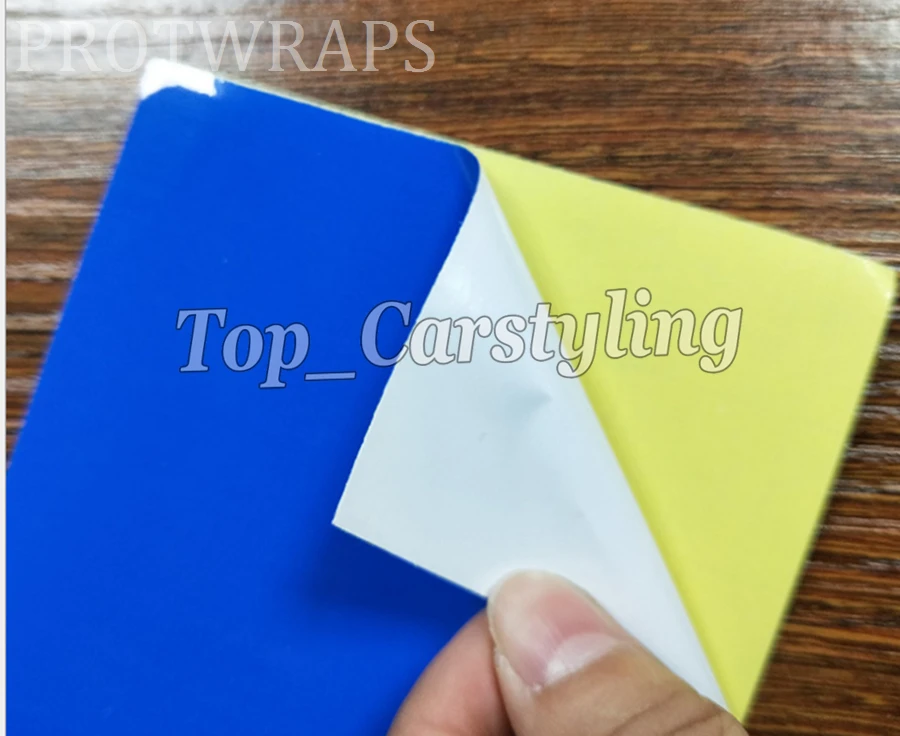 Синяя флуоресцентная виниловая Самоклеящаяся Пленка С Вырезанным покрытием