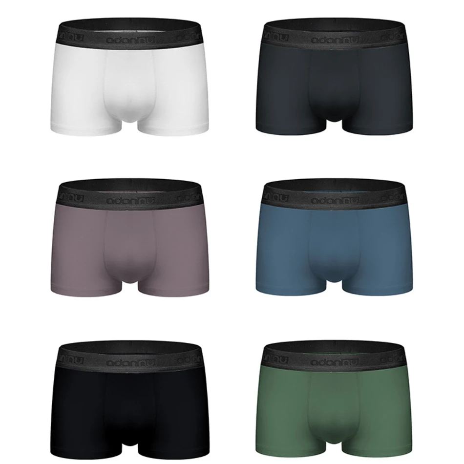 Сексуальное нижнее белье мужские боксеры шорты мягкое модальное Бесшовные