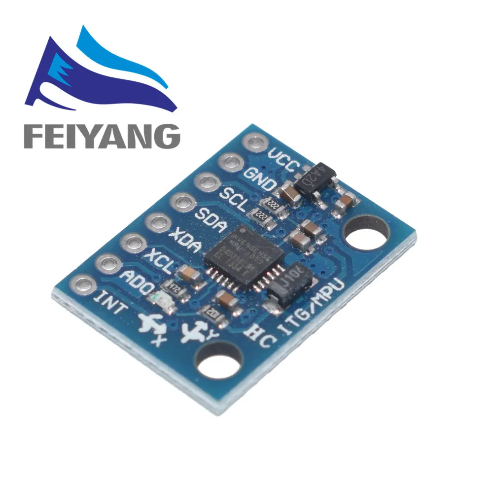 1PCSGY-521 MPU-6050 MPU6050 три 3 тройной оси аналоговые датчики гироскопа Акселерометр Модуль 3 в 5 В DC IIC IEC интерфейс