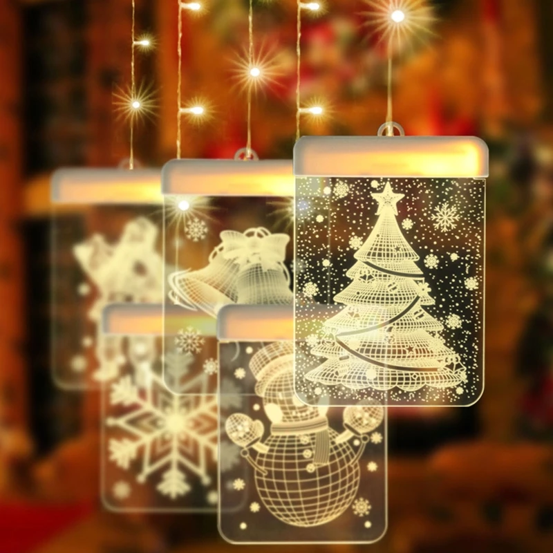 

Christmas String Lights, LED Christmas Decorations USB Charging Remote Control for Festival, Party, Indoor Outdoor Chris