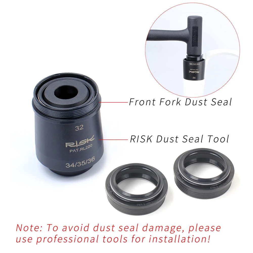 Front Fork Repair Kit Dust Seal Installation Tool O-ring Dustproof Oil Foam Gasket 32 ​​mm Mountain Bike Accessories | Спорт и