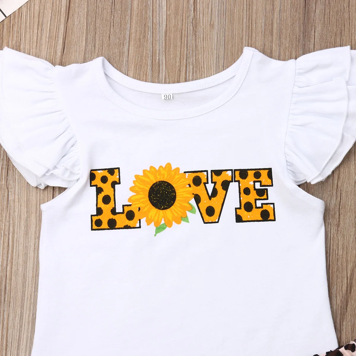 2019 г. Летняя одежда для новорожденных девочек футболка Топы с надписью Love +