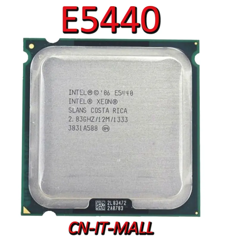 Вытяжной процессор Xeon E5440 2 83 ГГц 12 МБ 4 ядра потока LGA771|Компьютерные кабели и