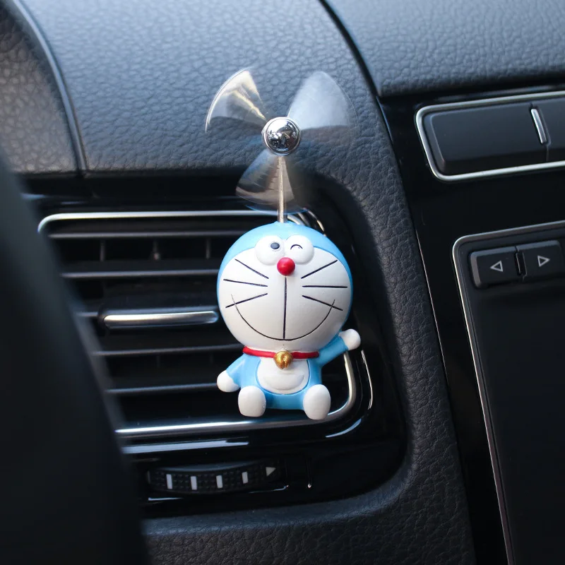 

Doraemon Car Air Freshener Aromatherapy Auto Air Outlet Clip Perfume Ornaments Creative Cute Solid Balm Decoration Supplies