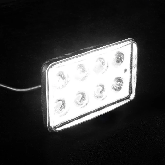 Противотуманная фара TORSO 8 LED стекло прозрачное 2768095|Фара для авто в сборе| |