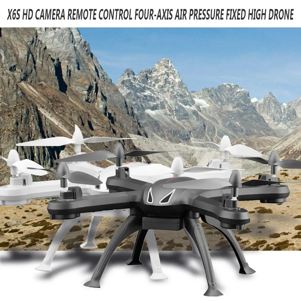 Дрон X6S HD камера 480 p/720 p/1080 p 4K Квадрокоптер fpv Дрон одна кнопка возврат полета давление парение RC Вертолет