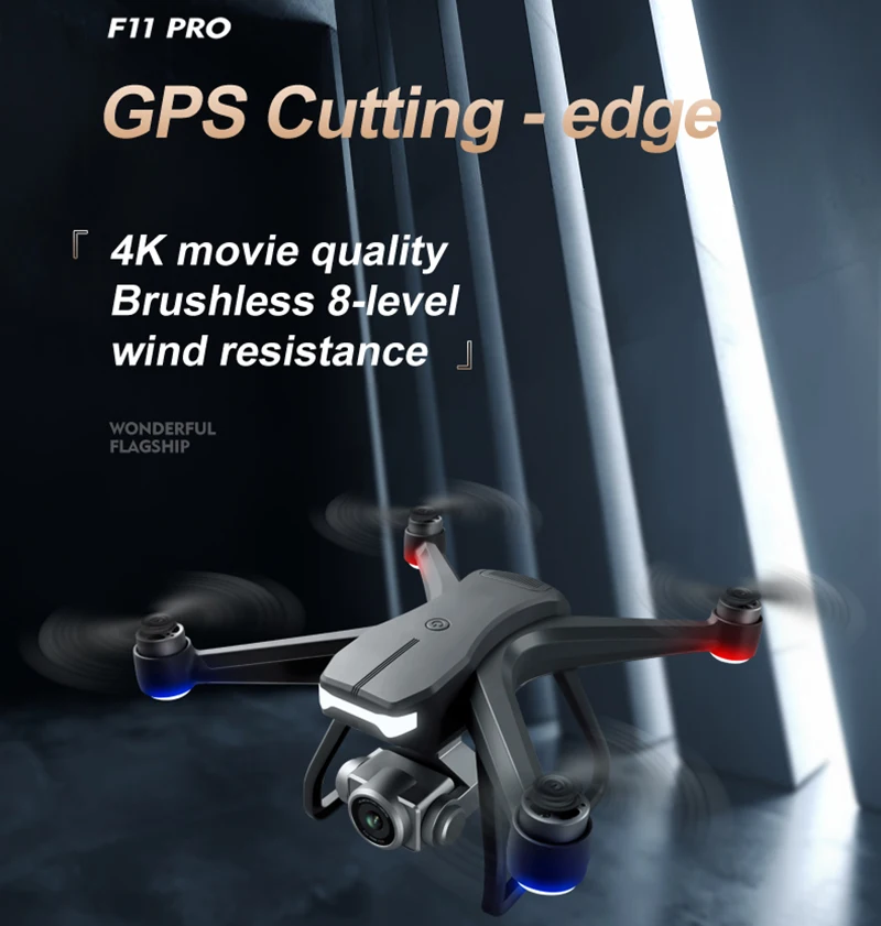 новый f11 pro gps дрона с дистанционн