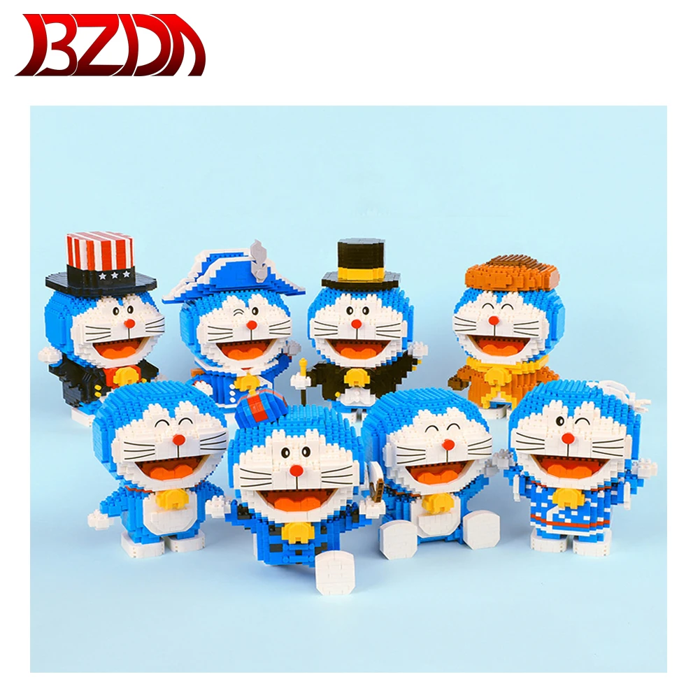 Фигурки аниме BZDA из мультфильмов милая фигурка Doraemo классические фильмы набор
