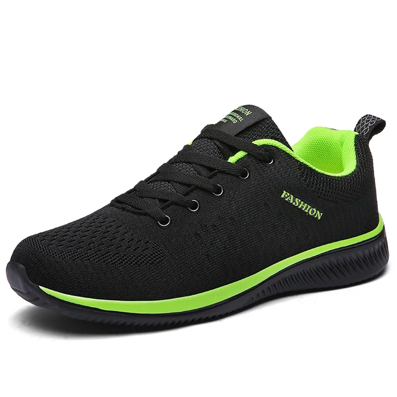 Сетчатая спортивная обувь Мужская Летняя для бега дышащие уличные кроссовки