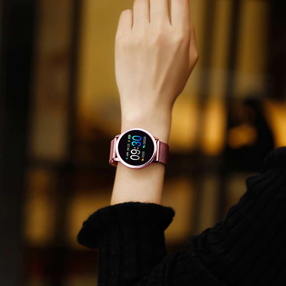 Смарт-часы Timewolf Q8 OLED цветной экран фитнес-трекер монитор сердечного ритма Bluetooth IP68 Водонепроницаемые умные часы Q8