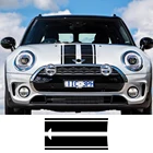 Автомобильный Стайлинг головной капюшон наклейка наклейки полоса для MINI Cooper S One Countryman Clubman R55 R56 R60 R61 F54 F55 F56 F60 аксессуары