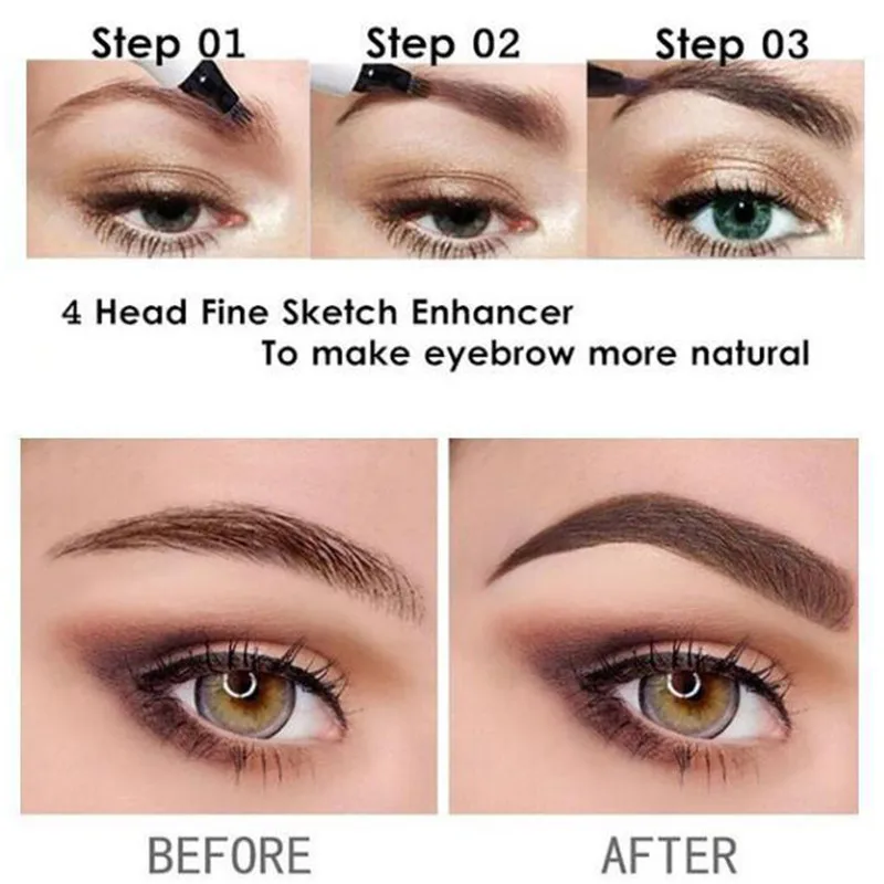 Микроблейдинг тату для бровей чернильная ручка долговечная 3D Вилка