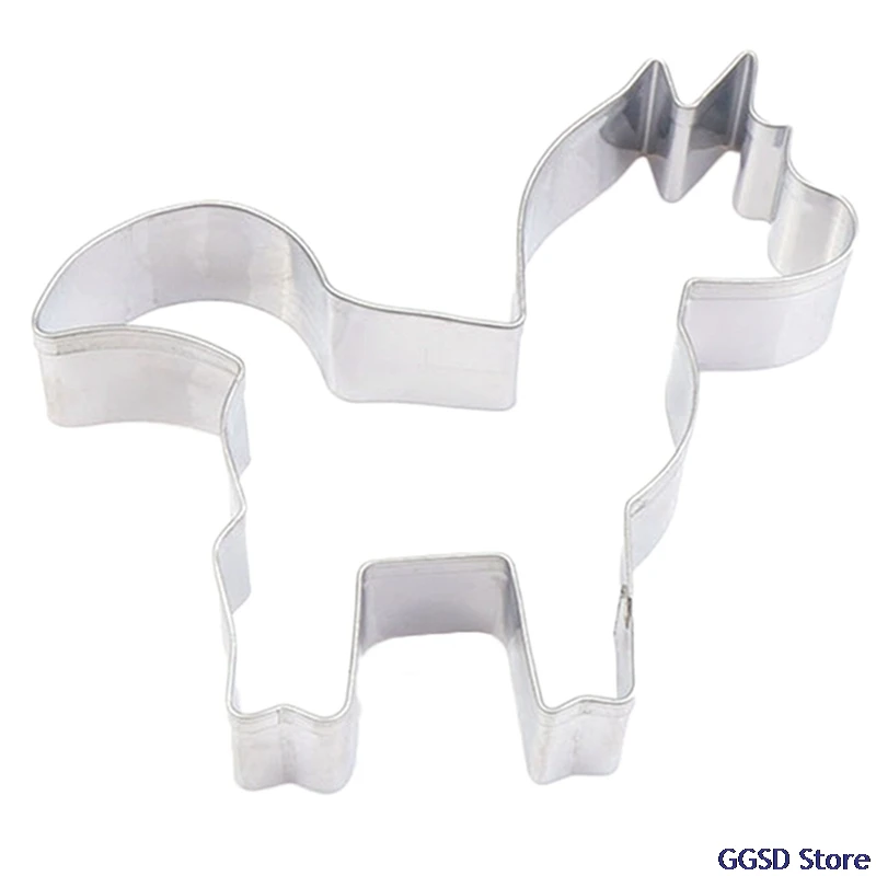 Единорог для нарезки печенья в виде Нержавеющая сталь конфеты прессформы