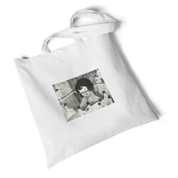 Dark Anime Girl Print Women Canvas Bag Large Foldable Tote Shopping Bag Storage Reusable Handbag Female Shoulder Canvas bags