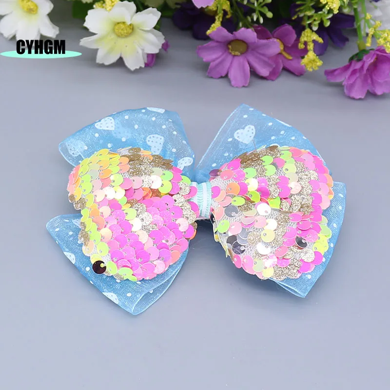 Модные новые Ленточные заколки для волос девочек шелковые шпильки милые женские