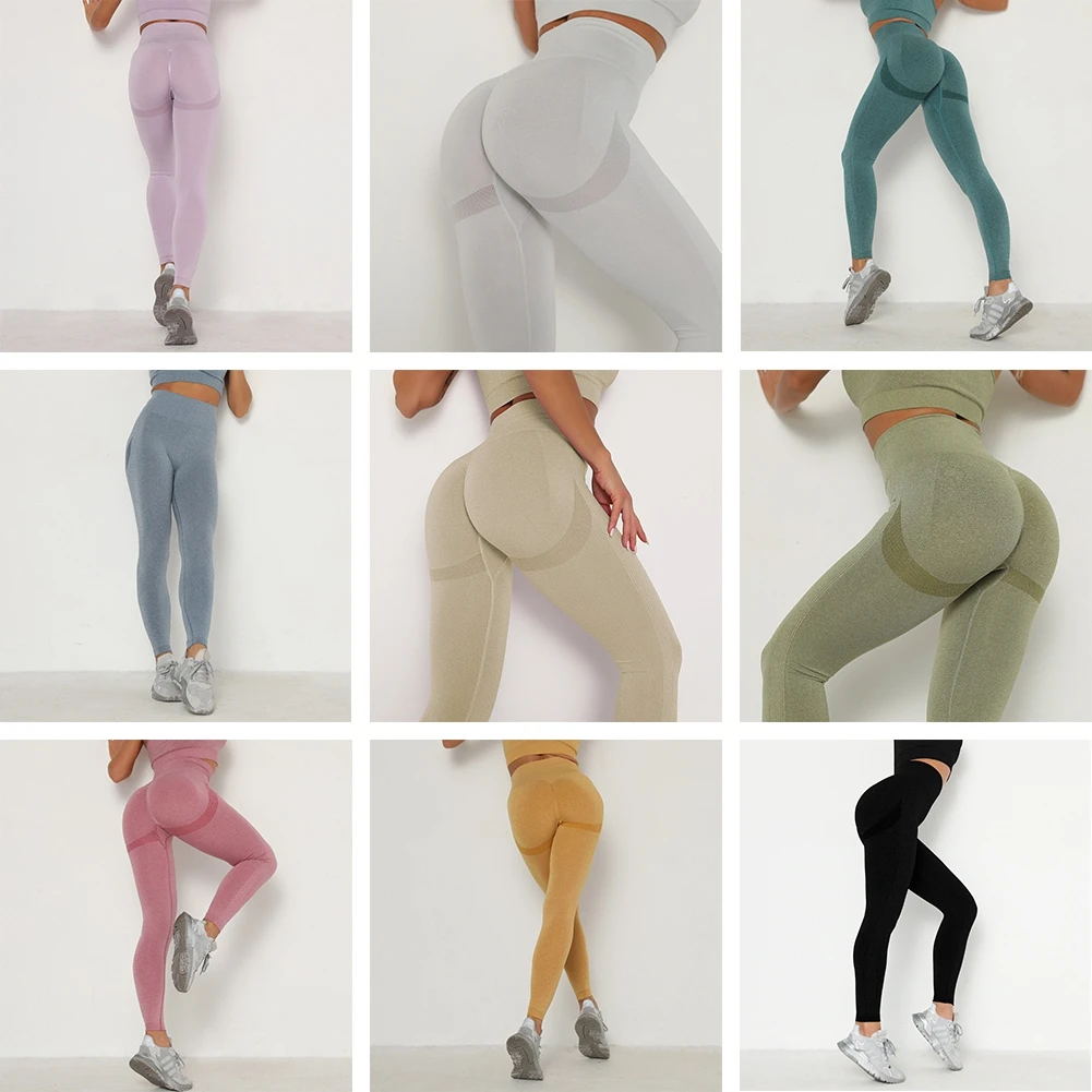 

High Waist Seamless Leggings Push Up Leggins Sport Women Fitness Running Yoga Pants Energy Elastic Trousers Gym Girl Tights