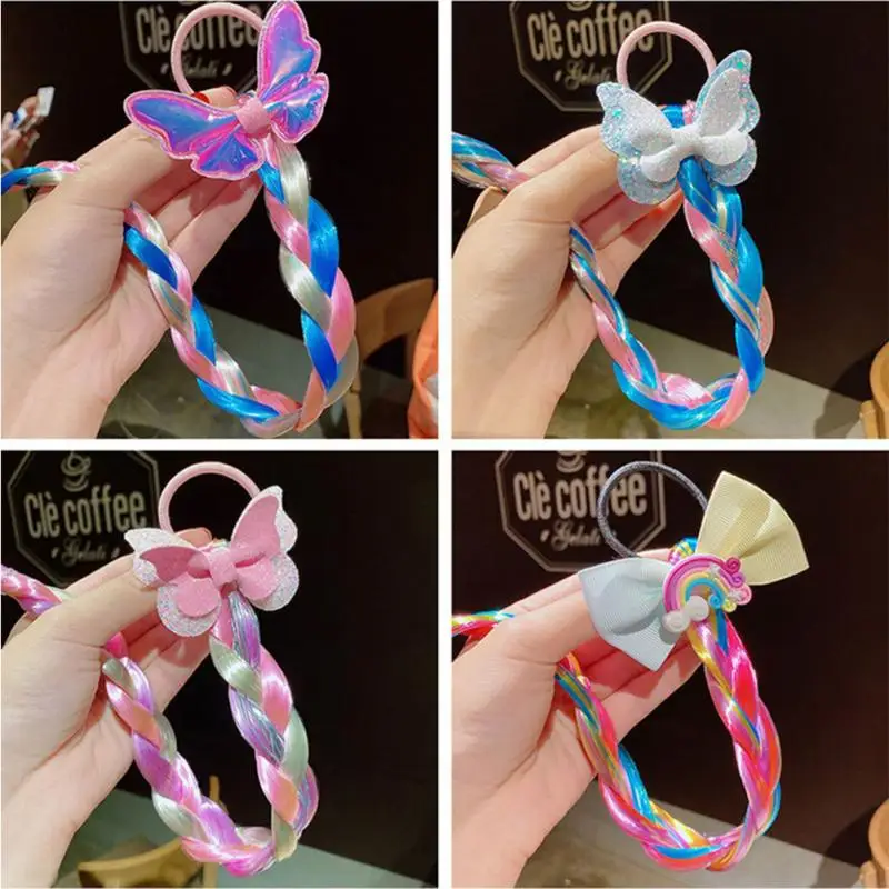 Детские подарки головной убор с бантом ярких цветов Детская эластичная повязка