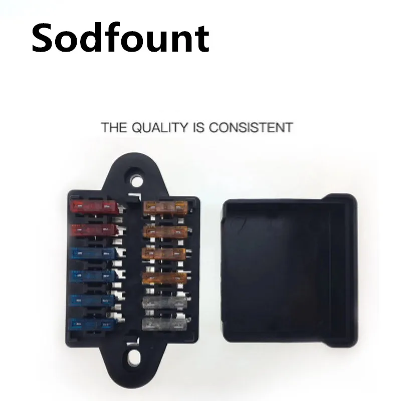 Автомобильный блок предохранителей с 10 плавкими предохранителями новая энергия