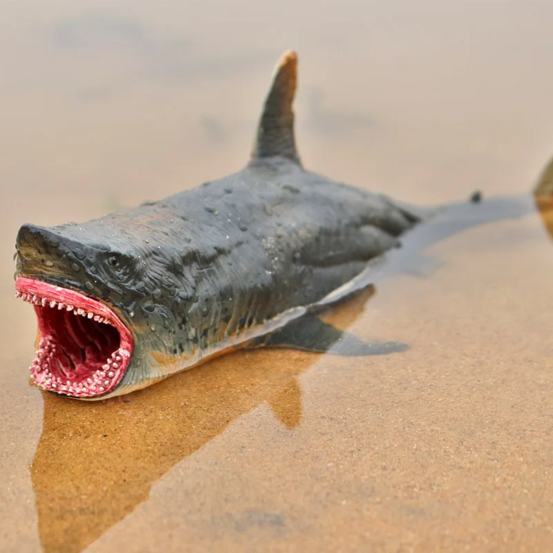 

Simulation of Marine Lifelike Animal Model Giant Tooth Shark Cannibal Shark Children's Toy Accessories Gift Christmas Goods