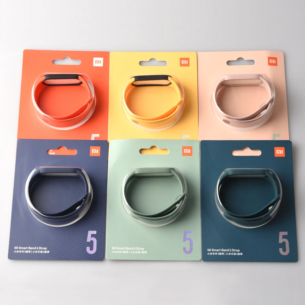 Оригинальный браслет Xiaomi Mi Band 4 ремешок 5 силиконовый band 3 розовые браслеты на