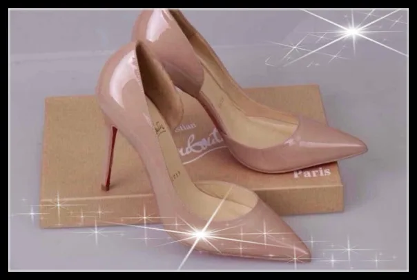 

New Luxury Brand Classic SoKate Pumps Women High Heel Shoes Red Bottom High Ladies Patent Leather Wedding Shoes （With Box）