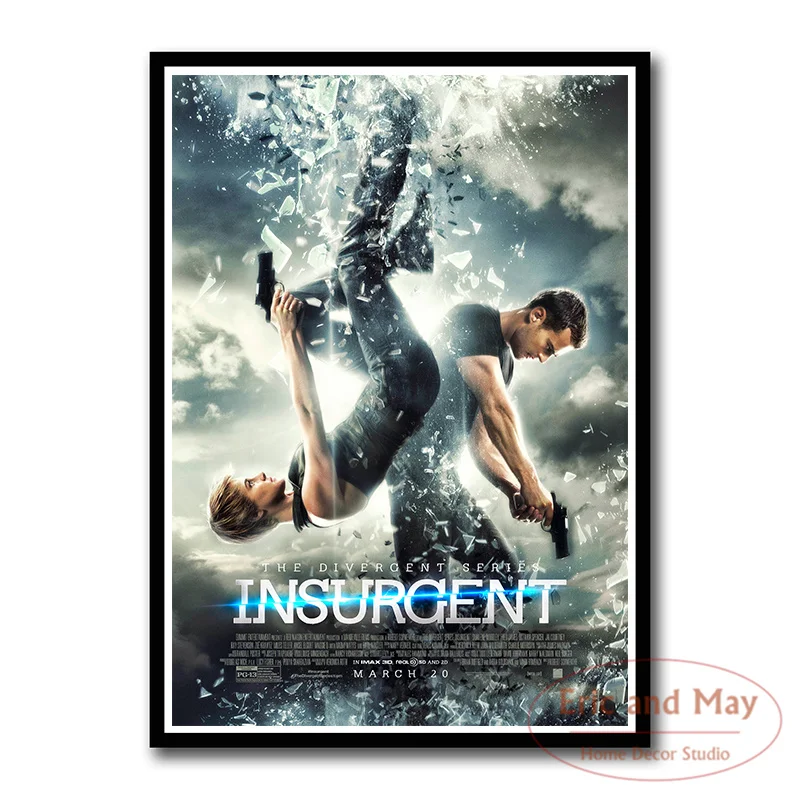 

Divergent Movie Classic Comic Posters And Prints Canvas Painting Art Wall Pictures Hot Retro Style Living Room Decoration Obrazy