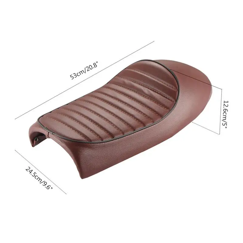

New Car Styling Motorcycle Cafe Racer Seat Custom Vintage Replacement Hump Saddle Flat Pan Retro Seat For Motorcycle
