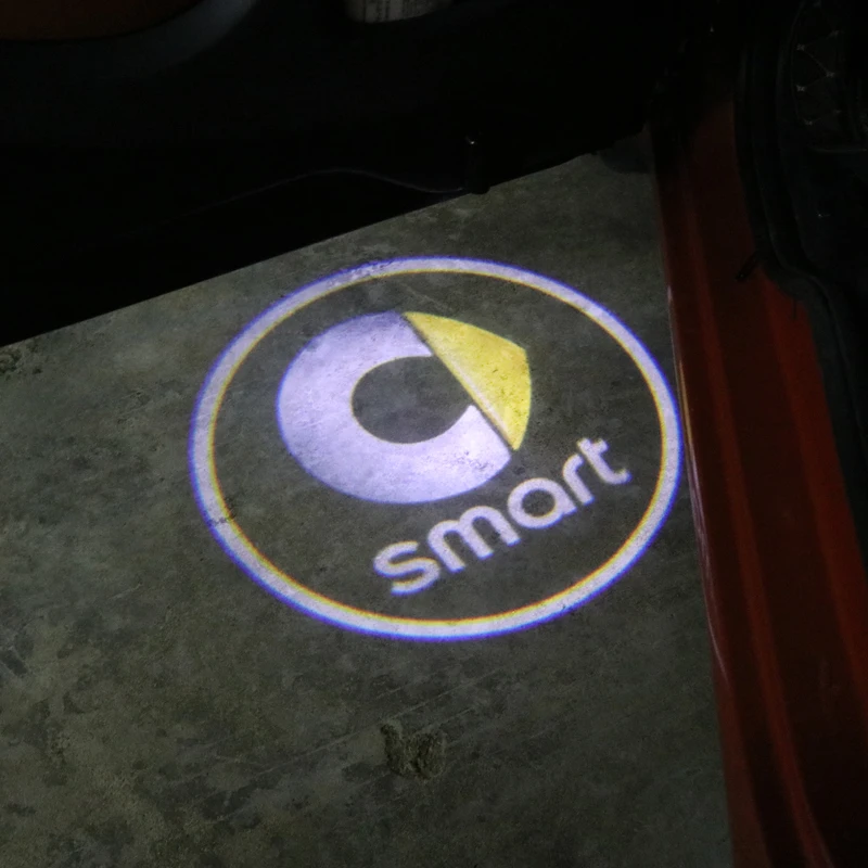 Для smart fortwo forfour 453 451 450 дверь автомобиля лазерный проектор лампа Декор Добро