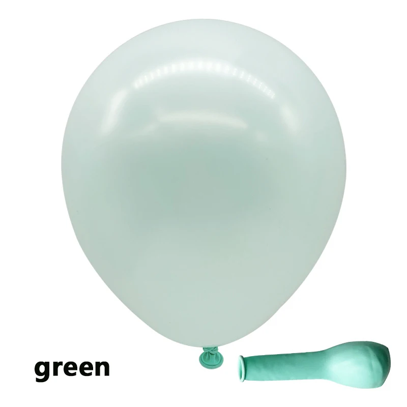 5inch 200pcs green 100 шт. 5 дюймов 10 дюймов латексный шар Макарон круглый шар сердца Свадебный декор для комнаты свадебный стол воздушные шары для украшения вечеринок - Цвет: 5inch 200pcs green